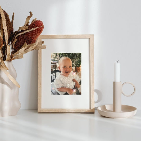 SMALL Personalised Glitter print